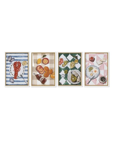 Painting Home ESPRIT Mediterranean 50 x 2,5 x 70 cm (4 Units)