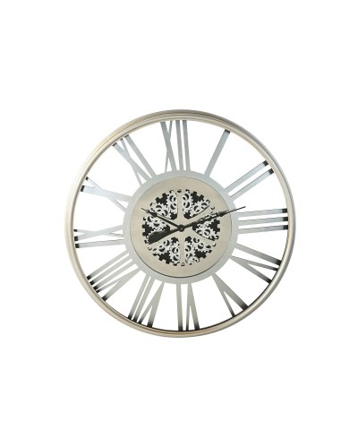 Wanduhr Home ESPRIT Silberfarben Eisen 102 x 9,5 x 102 cm