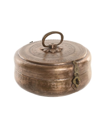 Box-Schmuckkästchen Home ESPRIT Kupfer Messing 25 x 25 x 10 cm