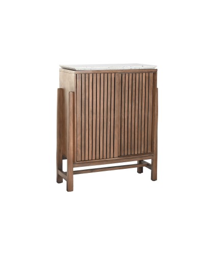 Sideboard Home ESPRIT Acacia Terrazo 80 x 40 x 110 cm