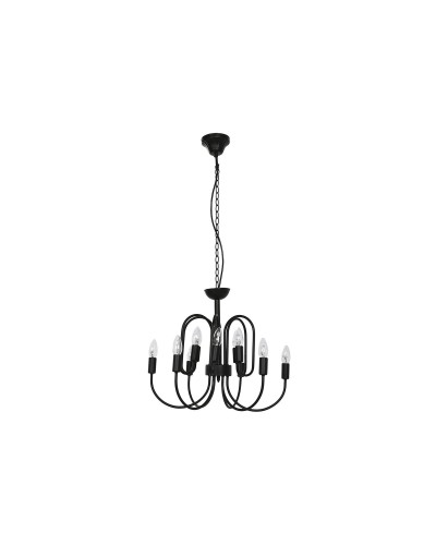 Deckenlampe Home ESPRIT Schwarz Metall 54 x 54 x 46 cm