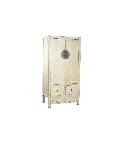 Armario Home ESPRIT Bicolor Metal Abeto 88 x 52 x 180 cm