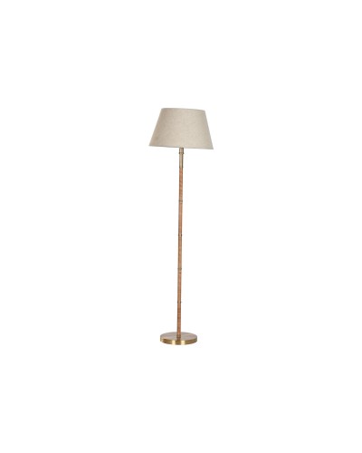 Golvlampa Home ESPRIT Beige Gyllene Naturell 50 W 220 V 42 x 42 x 154 cm