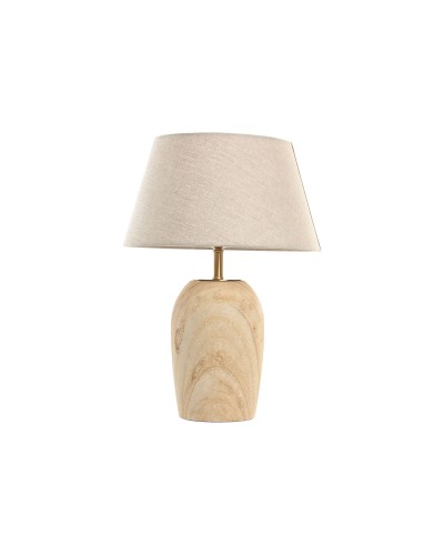 Bureaulamp Home ESPRIT Beige Gouden Natuurlijk 50 W 220 V