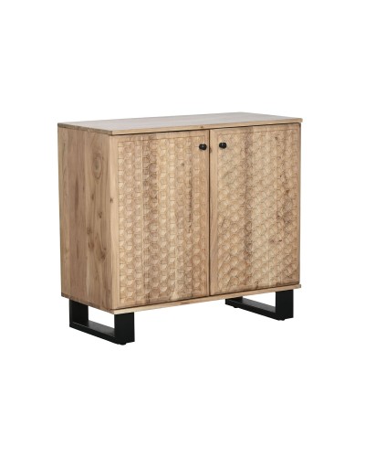 Skänk Home ESPRIT Metall Akaciaträ 88 x 40 x 80 cm