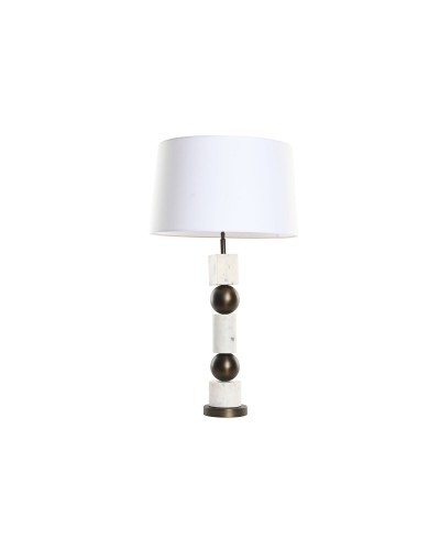 Bureaulamp Home ESPRIT Wit Brons 50 W 220 V