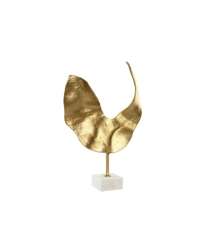 Decoratieve figuren Home ESPRIT Wit Gouden Abstract 38 x 10 x 55 cm