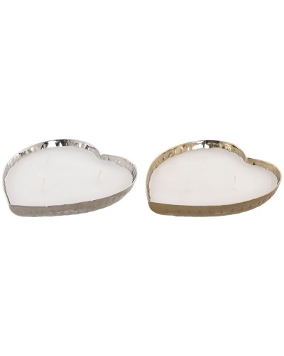 Scented Candle Home ESPRIT Modern Heart 320 g (2 Units)