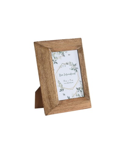 Photo frame Home ESPRIT Natural Crystal Mango wood