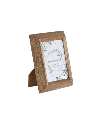 Cadre photo Home ESPRIT Naturel Verre Bois de manguier Montagne