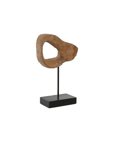 Figura Decorativa Home ESPRIT Marrón Negro Moderno 20 x 9 x 34 cm