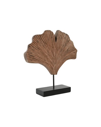 Statua Decorativa Home ESPRIT Marrone Nero Moderno 40 x 9 x 40 cm
