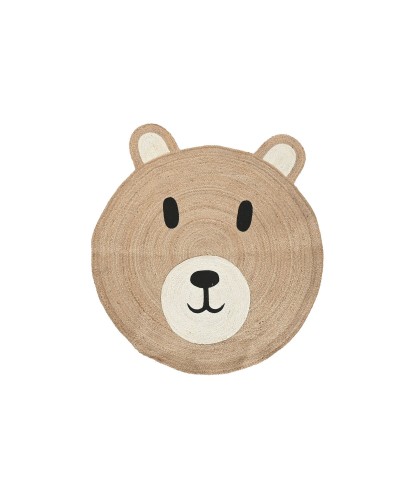 Alfombra Infantil Home ESPRIT Infantil Oso 120 x 120 x 1 cm