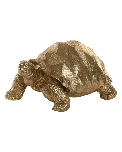 Figura Decorativa Home ESPRIT Dorado Tortuga 58 x 41 x 32 cm