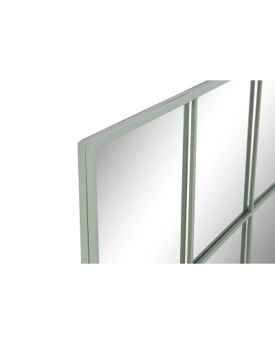 Miroir mural Home ESPRIT Vert Fenêtre Scandi 122 x 2 x 122 cm