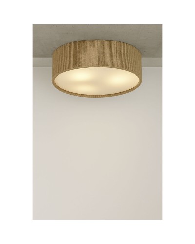 Taklampa Home ESPRIT Brun Snöre 50 W