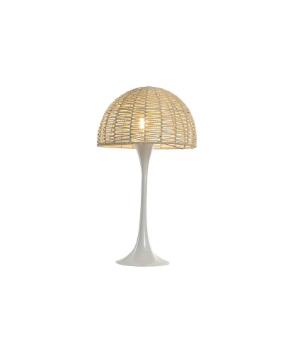 Lampe de bureau Home ESPRIT Blanc Naturel 50 W 220 V