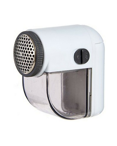 Lint Remover Electric Transparent White (8 x 8 x 4 cm)