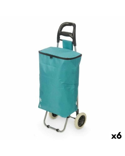 Shopping cart Kinvara RS-020 NO.45 Turquoise 32 L 94 x 9 x 34,5 cm (6 Units)