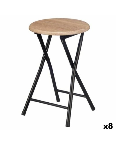 Kruk Gift Decor WR7007M Natuurlijk PVC Metaal Hout MDF 30 x 46 x 30 cm 71,8 x 6,5 x 30 cm (8 Stuks)