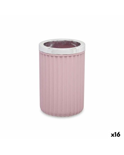 Bicchiere Berilo 3436-4 Rosa Plastica 7,5 x 11,5 x 7,5 cm (16 Unità)