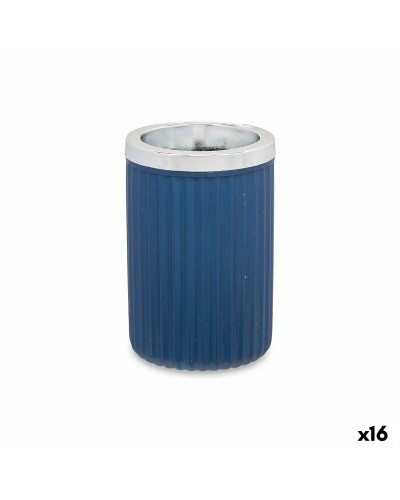 Bicchiere Berilo 3436-5 Azzurro Plastica 7,5 x 11,5 x 7,5 cm (16 Unità)