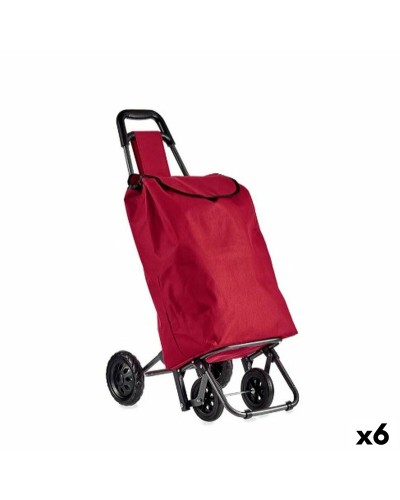 Shopping cart Kinvara WR3069-2 Black Red 22 x 98 x 38 cm (6 Units)