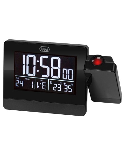 Horloge de table Trevi 0088400 Noir (1 Unité)