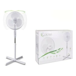 Kiwi Säulenventilator 45 W, Weiß, 40 cm Ø, zur Abkühlung im Sommer

