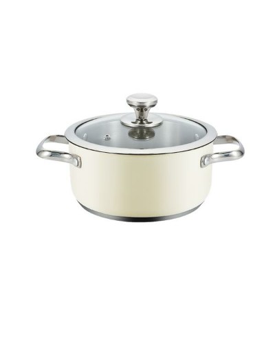 Casserole Haeger Beige Ø 20 cm avec Couvercle | PA-20H.007A
