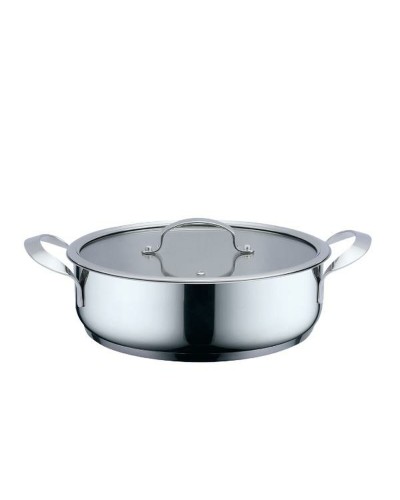 Kookpot met Deksel Haeger PA-24L.004A Beige Grijs Ø 24 cm