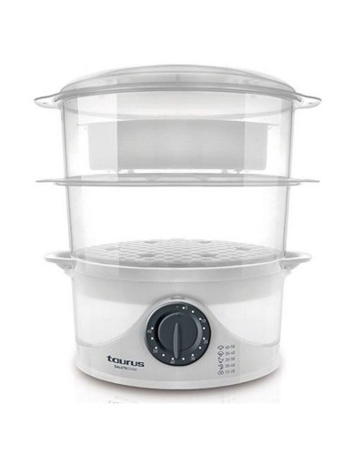 Elektrische stoomkoker Taurus SALUTECOOK Wit 800 W