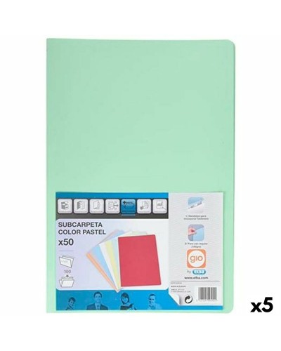 Elba Gio Verde - A4 Sichthüllen, 50 Stk. (5er Pack) - Dokumentenorganisation

