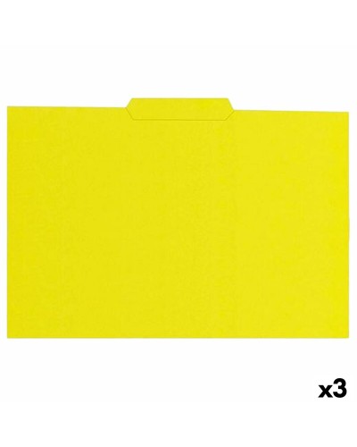 Subfolder Elba Gio Geel A4 50 Onderdelen (3 Stuks)