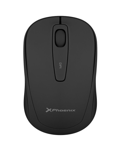 Phoenix M250 Black Wireless Optical Mouse - Precision and Comfort
