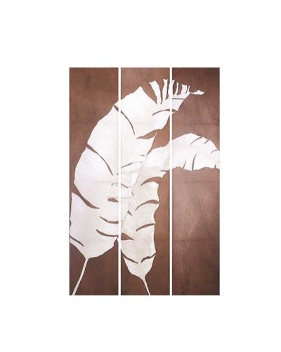 Raumteiler aus Leinwand, Weiß Braun 122 x 2,5 x 180 cm für Einrichtung und Privatsphäre
