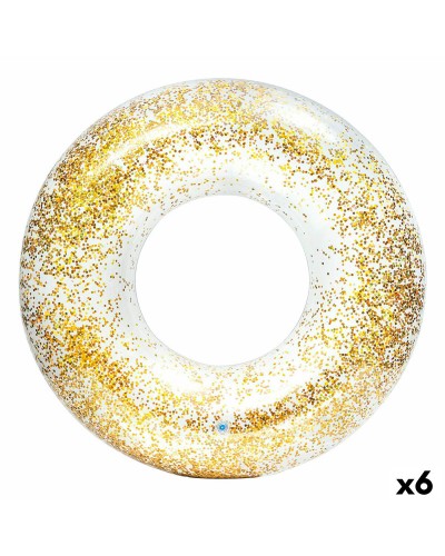 Badring Donut Intex Transparent Glitter Ø 119 cm (6 antal)