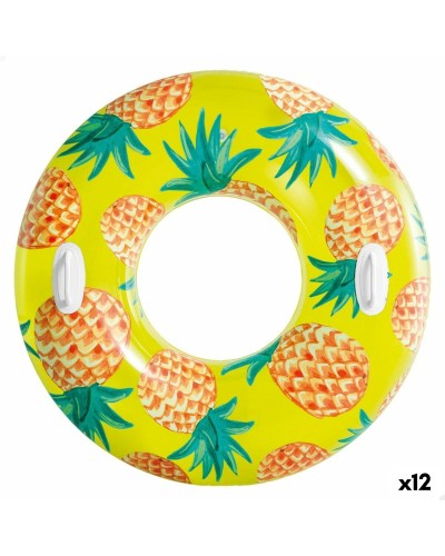 Opblaasbare Drijvende Donut Intex Tropical Fruits Ø 107 cm (12 Stuks)