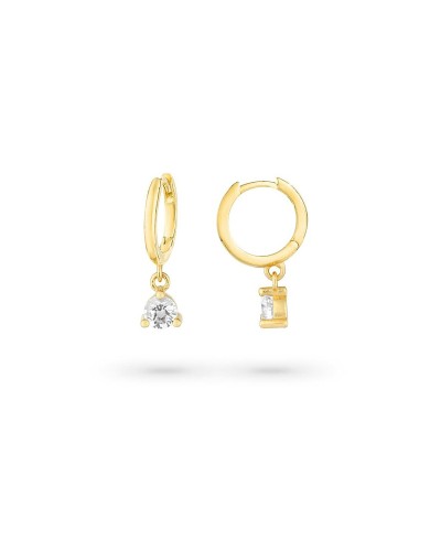 Strahlende Damen Ohrringe Edelstahl RY000069 - 2 cm - Elegant & Leuchtend
