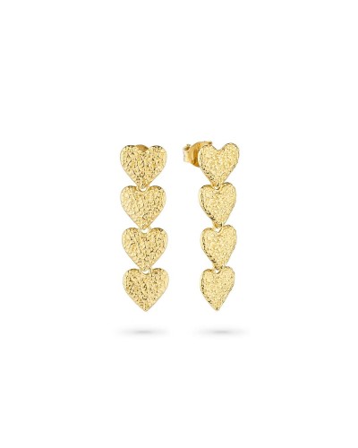 Radiant Women's Stainless Steel Earrings 4cm - Elegant and Luminous
