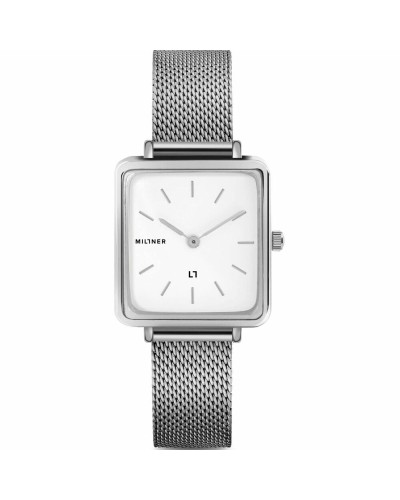 Millner Montre Femme Élégante | Acier Inoxydable, Cadran Blanc
