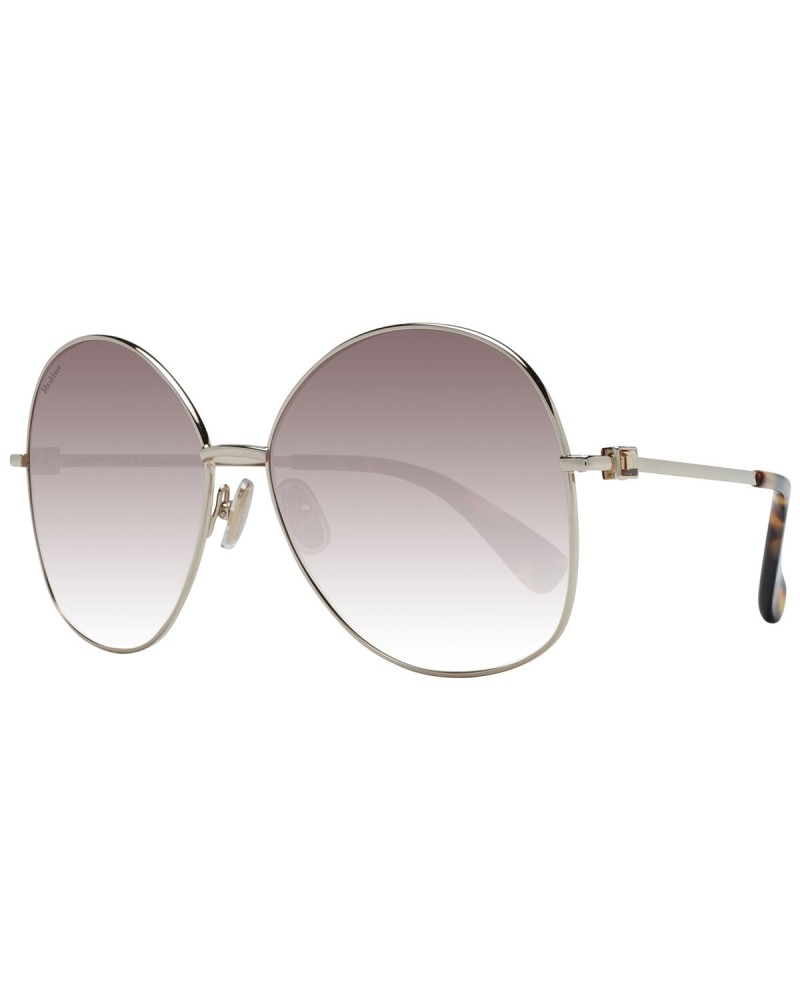 Max Mara MM0034: Occhiali da Sole Donna Marroni Lenti Sfumate 60mm