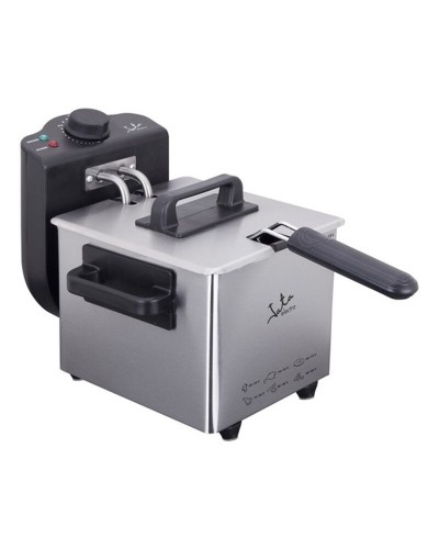 JATA FR115 Friggitrice Argentata 1000W - Compatta e Maneggevole
