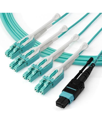 Startech MPO to 8 LC Fiber Optic Cable, 3m - Multimode OM4, High Speed
