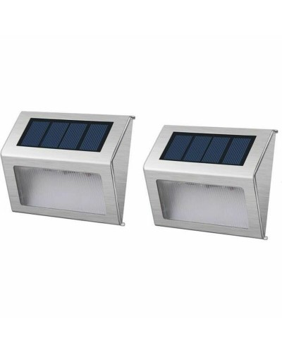 Lamp Lumisky 2X Wally W8 Wit Staal 1 W (2 Stuks)