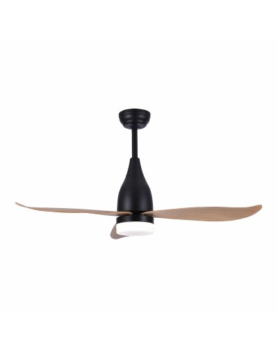 Kattotuuletin valolla EDM 33815 Kattegat Musta 15 W 18 W 2190 Lm