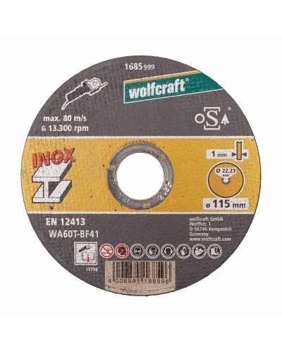 Skivavskiljare Wolfcraft 8462000 Ø 115 mm (10 antal)