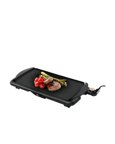 Gladde Grillplaat EDM Zwart 2000 W