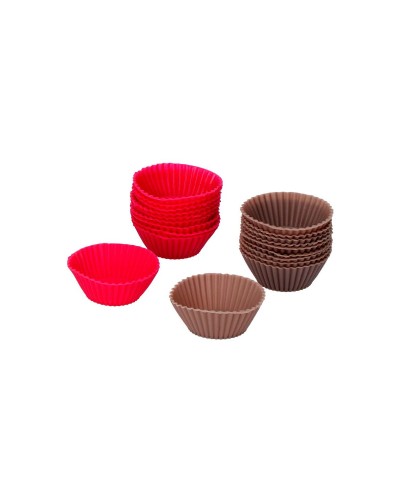 Bakplaat voor Muffins Secret de Gourmet Multicolour 5 cm (6 Onderdelen)