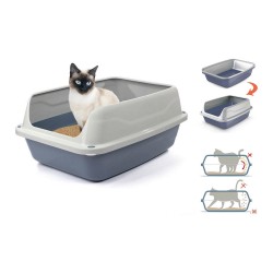 Lettiera per Gatti Georplast Sonic: Ampia, Antiscivolo (56 x 40 x 24 cm)
